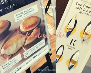 Read more about the article cheese tarts & big soft ice cream, Kinotoya in Sapporo