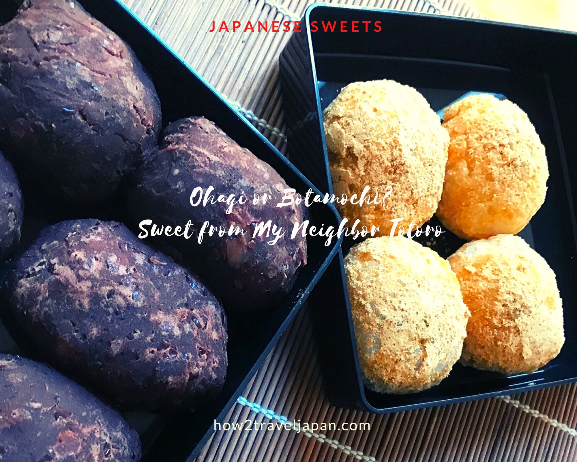 You are currently viewing Ohagi, a sweet featured in “My Neighbour Totoro”