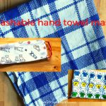 Even without sowing, it is easy to make a hand towel mask