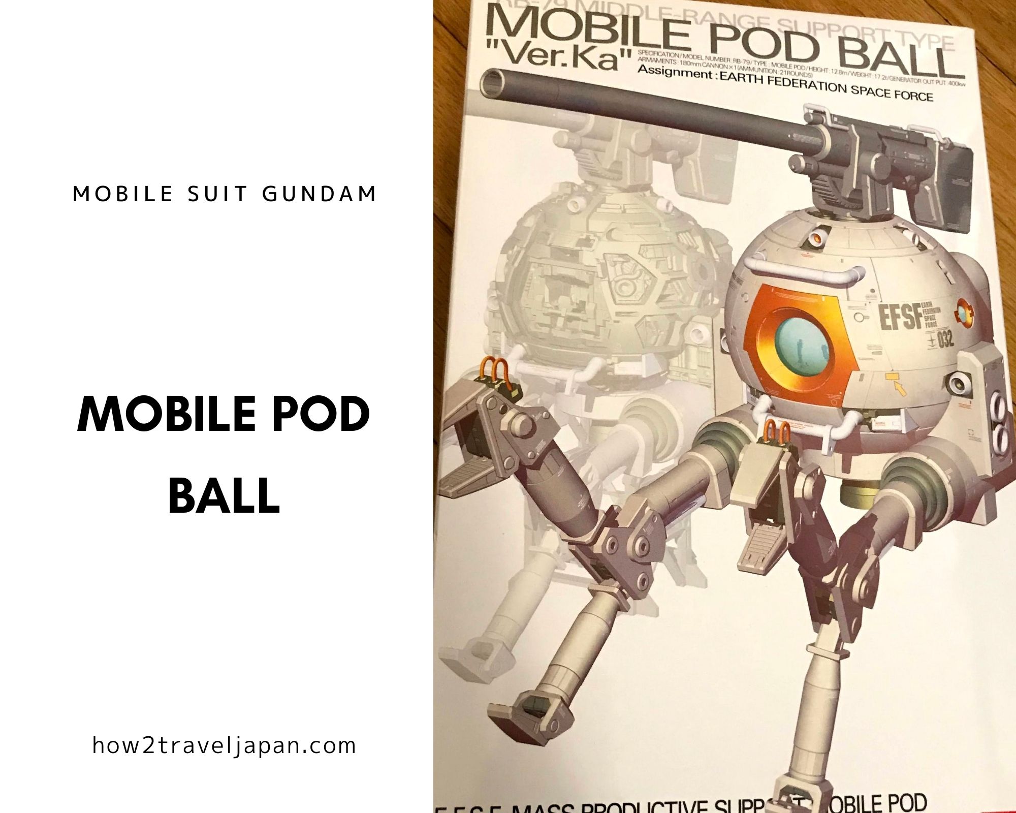 Read more about the article Mobile Pod Ball “Ver.Ka”  MG Gunpla