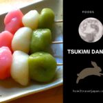 Tsukimi dango, food for viewing the full moon