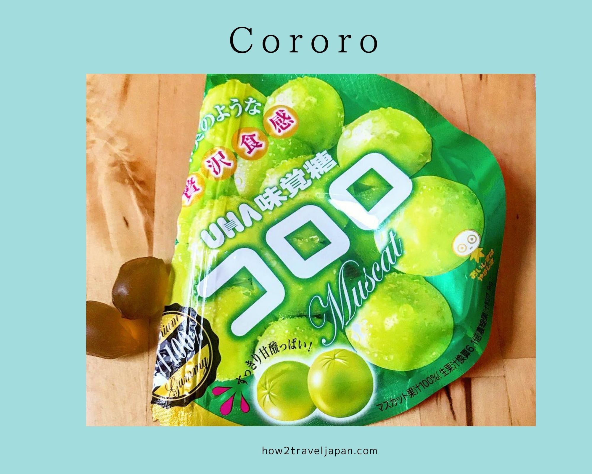 Read more about the article Cororo from UHA Mikakuto, gummies like real fruits